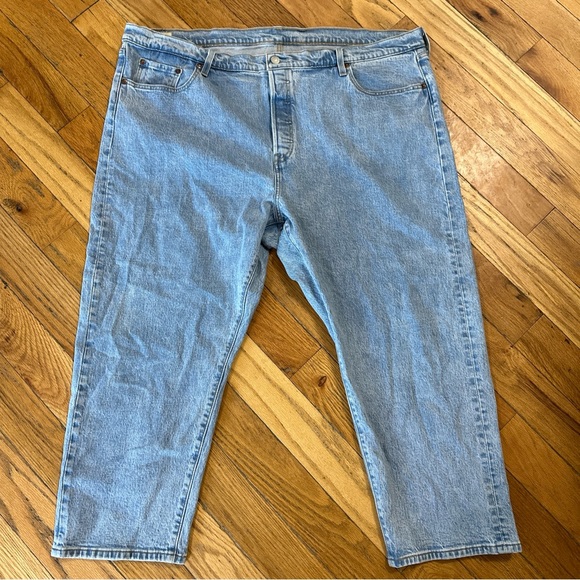 NWT Levi’s 501 Original Cropped Straight Leg Jeans Plus Size 24W - Picture 4 of 11